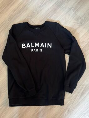 Balmain Black Logo Sweatshirt